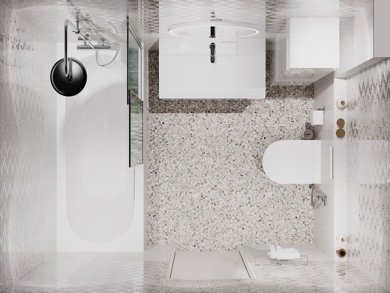 Ванная Монтиони / Бричиола белый Ванная Монтиони / Бричиола белый