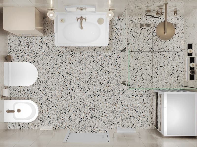 Совмещенный санузел Монтиони / Бричиола Совмещенный санузел Монтиони / Бричиола