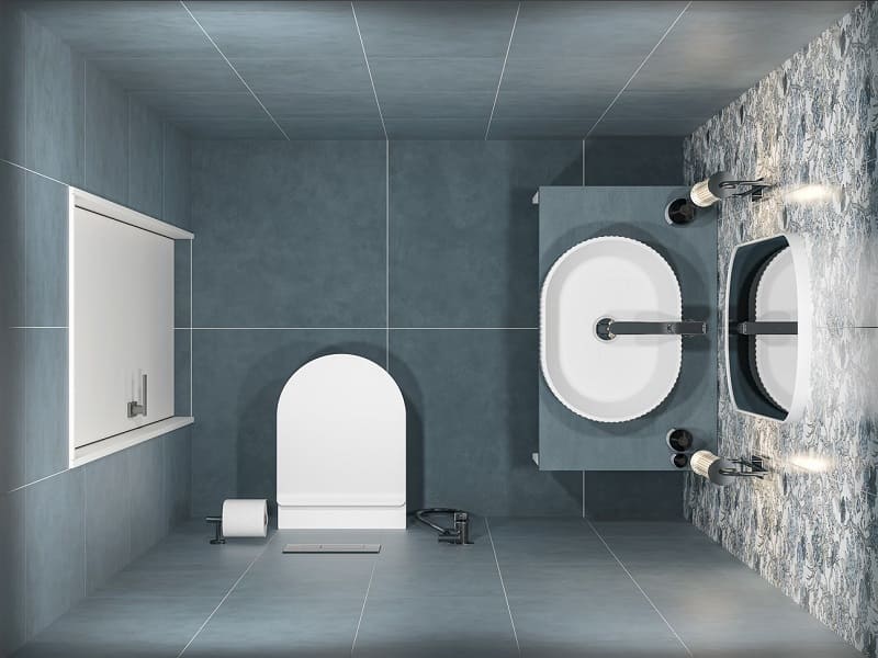 Туалетная комната Жардим / Чементо / Про Чементо