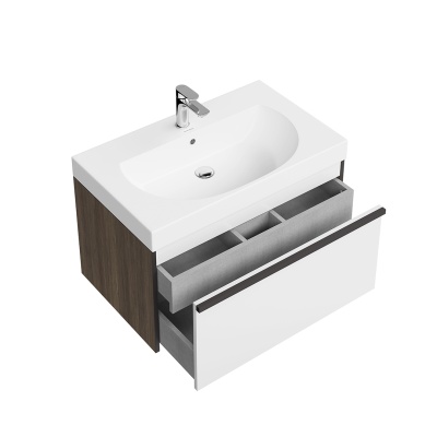 Тумба Modula/Модула подвесная 80 с ящиком 1+1, арабика