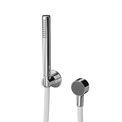 Ручной душ Ole/Оле с держателем для лейки и шлангом, без вывода для подачи воды, хром