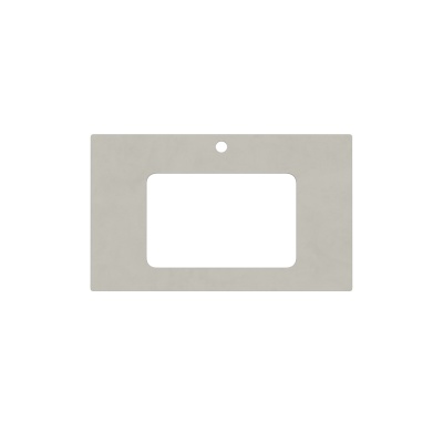 Столешница для раковин, встраиваемых снизу, Про Чементо 80, серый светлый натуральный