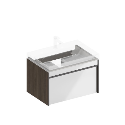 Тумба Modula/Модула подвесная 70 с ящиком 1+1, арабика Тумба Modula/Модула подвесная 70 с ящиком 1+1, арабика