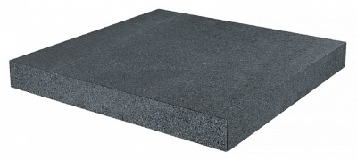 Ступень угловая клееная Про Матрикс черный 33x33x0,9