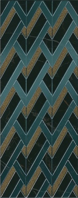 Декор Алькала глянцевый 20x50x0,8