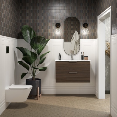 Тумба Piano/Пиано подвесная с ящиками 85, дымчатый вяз Тумба Piano/Пиано подвесная с ящиками 85, дымчатый вяз