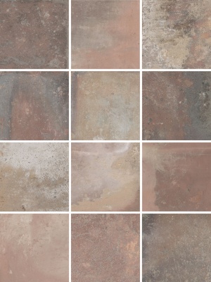 Спартель микс матовый 29,8х39,8x0,7 из 12 частей 9,8x9,8