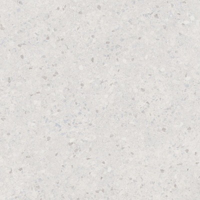 Терраццо серый светлый обрезной 60x60x0,9