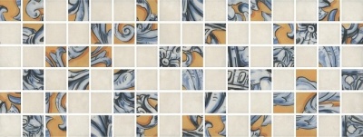 Декор Площадь Испании мозаичный глянцевый 15x40x0,8