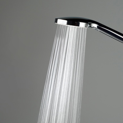 Душевая колонна квадратная Fonte/Фонте на 2 потока без смесителя, хром