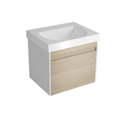 Тумба Buongiorno/Бонджорно подвесная 60 с ящиком 1 + 1, дуб Тумба Buongiorno/Бонджорно подвесная 60 с ящиком 1 + 1, дуб