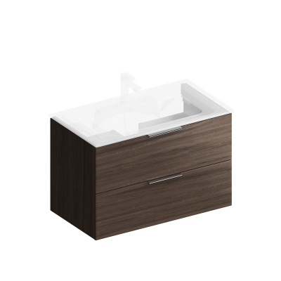 Тумба Piano/Пиано подвесная с ящиками 85, дымчатый вяз Тумба Piano/Пиано подвесная с ящиками 85, дымчатый вяз