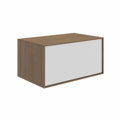 Тумба Atollo/Атолло напольная/подвесная с ящиком 80, белая матовая Тумба Atollo/Атолло напольная/подвесная с ящиком 80, белая матовая