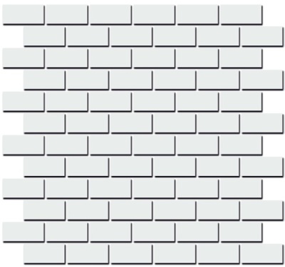 Декор Турнон белый мозаичный матовый 32x30x0,9 Декор Турнон белый мозаичный матовый 32x30x0,9