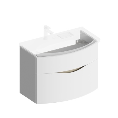 Тумба Riva/Рива 80 см, белая матовая Тумба Riva/Рива 80 см, белая матовая