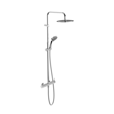 Душевая колонна Nota/Нота на 2 потока с механическим смесителем с ручным душем на 5 режимов, хром