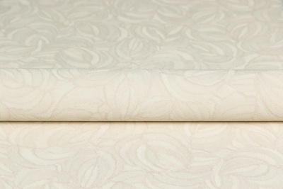 Обои виниловые на флизелиновой основе Мираж база универсальная, бежевый светлый, листья Обои виниловые на флизелиновой основе Мираж база универсальная, бежевый светлый, листья