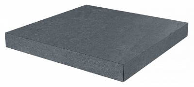 Ступень угловая клееная Про Матрикс антрацит 33x33x0,9