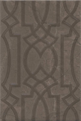 Керамическая плитка 20x30x0,77 Эль-Реаль коричневый структура глянцевый