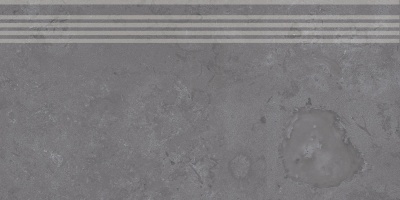 Ступень Про Лаймстоун серый темный натуральный обрезной 30x60x0,9