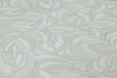 Обои виниловые на флизелиновой основе Мираж база универсальная, голубой, листья Обои виниловые на флизелиновой основе Мираж база универсальная, голубой, листья