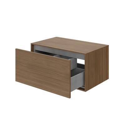 Тумба Atollo/Атолло напольная/подвесная с ящиком 80, деревянная Тумба Atollo/Атолло напольная/подвесная с ящиком 80, деревянная