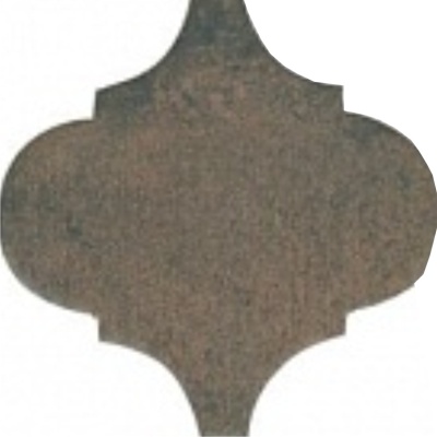 Арабески котто коричневый матовый 26x30x0,7