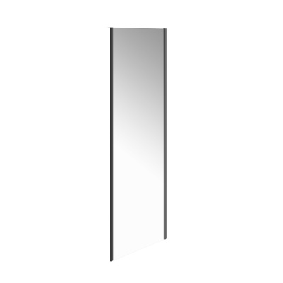 Душевая боковая панель VETRO, 80х195, матовый черный