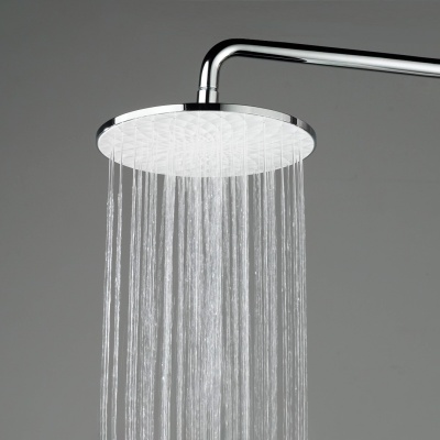 Душевая колонна круглая Fonte/Фонте на 2 потока без смесителя, хром