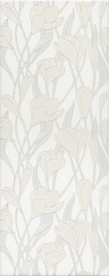 Керамический декор 20x50x0,8 Линьяно Подснежники матовый