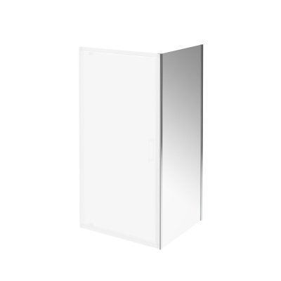 Душевая боковая панель VETRO, 90х195, хром