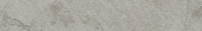 Плинтус Сплит серый матовый обрезной 60x9,5x0,8