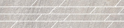Бордюр Гренель серый мозаичный 46,8x9,8x0,9