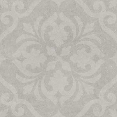 Декор Монсеррат серый светлый матовый обрезной 60x60x1,1