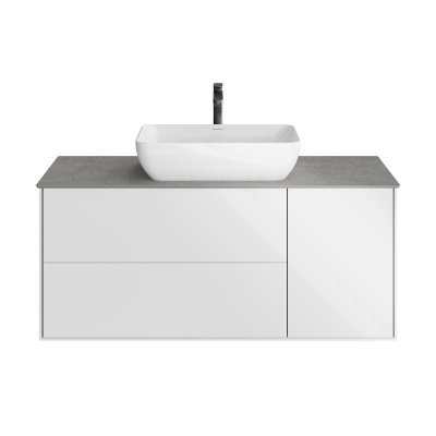 Тумба Plaza Modern/Плаза Модерн подвесная 120 белый 3 ящика Тумба Plaza Modern/Плаза Модерн подвесная 120 белый 3 ящика