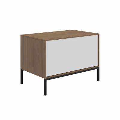 Ножка ATOLLO 80 низкая металлическая, черная матовая Ножка ATOLLO 80 низкая металлическая, черная матовая