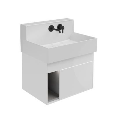 Тумба Logica M/Лоджика М подвесная 2 выдвижных ящика 65, белоснежный Тумба Logica M/Лоджика М подвесная 2 выдвижных ящика 65, белоснежный