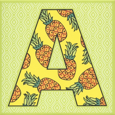 Декор Сад-огород «Ананас» матовый 20x20x0,69 Декор Сад-огород «Ананас» матовый 20x20x0,69