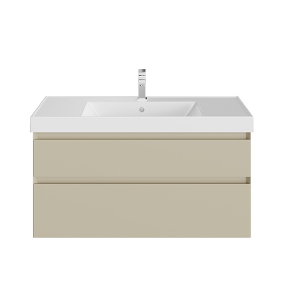 Тумба CUBO подвесная с ящиками 100, лимо матовая