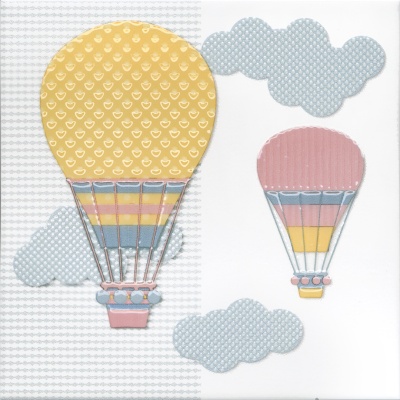 Декор Бон Вояж «Аэростат 2» 20x20x0,69