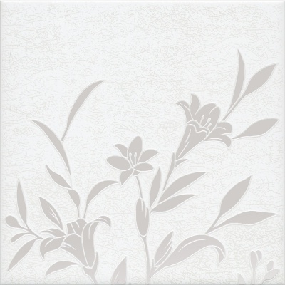 Декор Барберино 5 белый глянцевый 20x20x0,69 Декор Барберино 5 белый глянцевый 20x20x0,69