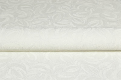 Обои виниловые на флизелиновой основе Мираж база универсальная, белый, листья Обои виниловые на флизелиновой основе Мираж база универсальная, белый, листья