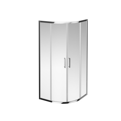 Душевой уголок Vetro/Ветро, раздвижной, четверть круга, 90х90х195, хром Душевой уголок Vetro/Ветро, раздвижной, четверть круга, 90х90х195, хром