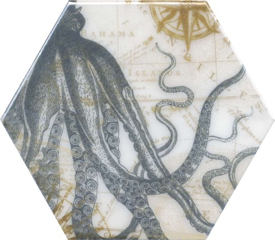 Керамический декор 20x23,1x0,69 Эль Салер глянцевый