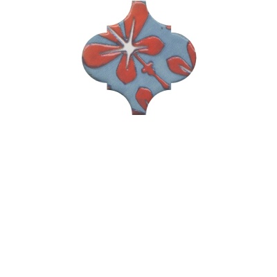 Декор Арабески Майолика орнамент глянцевый 6,5x6,5x0,7