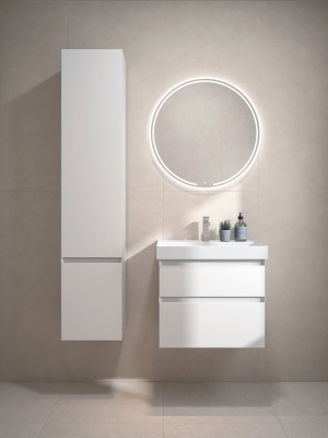 Тумба Cubo/Кубо подвесная с ящиками 60, белая матовая Тумба Cubo/Кубо подвесная с ящиками 60, белая матовая