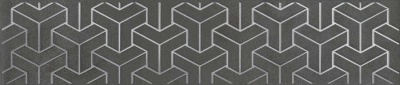 Бордюр Ломбардиа антрацит матовый 25x5,4x0,8 Бордюр Ломбардиа антрацит матовый 25x5,4x0,8