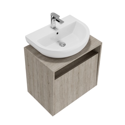 Тумба Pro/Про подвесная 1 ящик 60, дуб Орегон