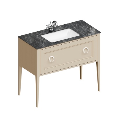 Тумба Plaza Classic/Плаза Классик напольная 1 ящик 100, капучино матовый