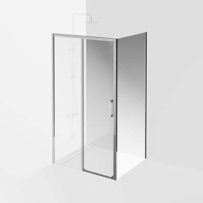 Душевая дверь Vetro/Ветро, раздвижная, 110х195, хром Душевая дверь Vetro/Ветро, раздвижная, 110х195, хром